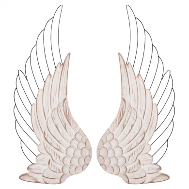 ΔΙΑΚΟΣΜΗΤΙΚΟ ΤΟΙΧΟΥ ΣΕΤ 2ΤΜΧ ΦΤΕΡΑ HM4223 MDF ΣΕ ΛΕΥΚΟ-ΜΑΥΡΟ ΜΕΤΑΛΛΟ 39x1,5x92Υ εκ.