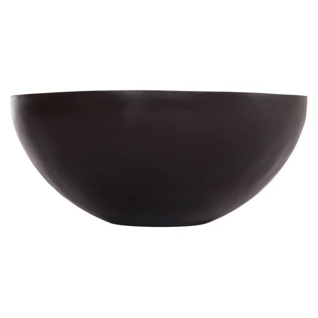 ΔΙΑΚΟΣΜΗΤΙΚΟ ΤΡΑΠΕΖΙ ΣΑΛΟΝΙΟΥ BOWL Φ89,5X39Yεκ. RUSTY ΜΕ ΞΥΛΟ ΑΚΑΚΙΑΣ HM8717.22