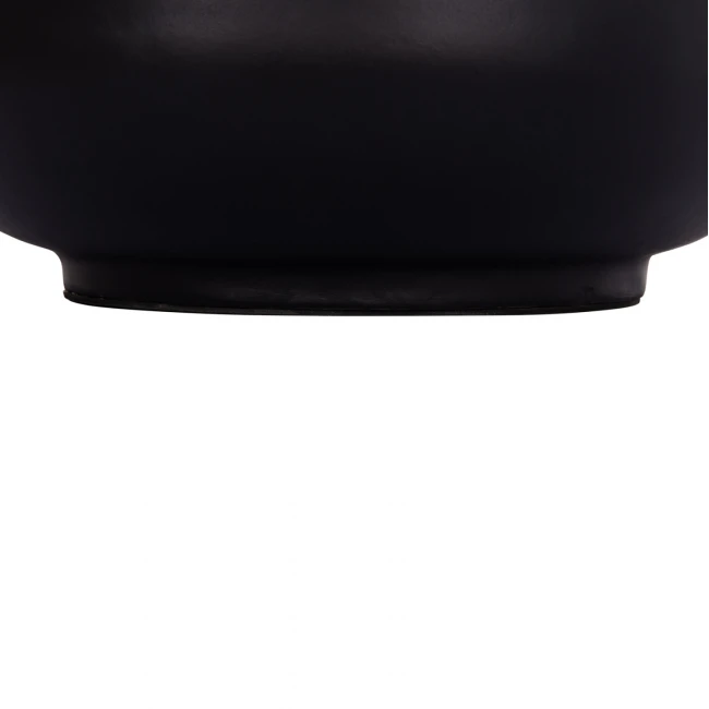 ΔΙΑΚΟΣΜΗΤΙΚΟ ΒΑΖΟ ΔΑΠΕΔΟΥ LINTER HM4662.01L FIBER CEMENT ΜΑΥΡΟ--ΞΥΛΟ ΤΕΑΚ Φ41x47Υεκ.