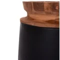 ΔΙΑΚΟΣΜΗΤΙΚΟ ΒΑΖΟ ΔΑΠΕΔΟΥ LINTER HM4662.01L FIBER CEMENT ΜΑΥΡΟ--ΞΥΛΟ ΤΕΑΚ Φ41x47Υεκ.