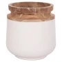 ΔΙΑΚΟΣΜΗΤΙΚΟ ΒΑΖΟ ΔΑΠΕΔΟΥ LINTER HM4662.02L FIBER CEMENT ΛΕΥΚΟ--ΞΥΛΟ ΤΕΑΚ Φ41x47Υεκ.