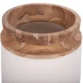 ΔΙΑΚΟΣΜΗΤΙΚΟ ΒΑΖΟ ΔΑΠΕΔΟΥ LINTER HM4662.02L FIBER CEMENT ΛΕΥΚΟ--ΞΥΛΟ ΤΕΑΚ Φ41x47Υεκ.