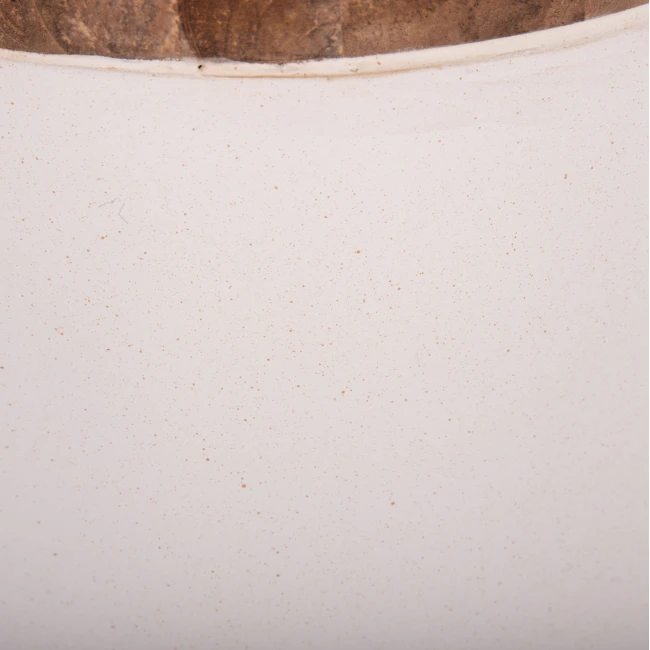 ΔΙΑΚΟΣΜΗΤΙΚΟ ΒΑΖΟ ΔΑΠΕΔΟΥ LINTER HM4662.02S FIBER CEMENT ΛΕΥΚΟ--ΞΥΛΟ ΤΕΑΚ Φ34x60Υεκ.