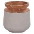 ΔΙΑΚΟΣΜΗΤΙΚΟ ΒΑΖΟ ΔΑΠΕΔΟΥ LINTER HM4662.03L FIBER CEMENT ΓΚΡΙ--ΞΥΛΟ ΤΕΑΚ Φ41x47Υ
