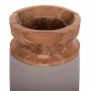 ΔΙΑΚΟΣΜΗΤΙΚΟ ΒΑΖΟ ΔΑΠΕΔΟΥ LINTER HM4662.05S FIBER CEMENT ΓΚΡΙ ΜΑΤ--ΞΥΛΟ ΤΕΑΚ Φ34x60Υεκ