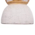 ΔΙΑΚΟΣΜΗΤΙΚΟ ΒΑΖΟ ΔΑΠΕΔΟΥ MAYNARD HM4672.02L FIBER CEMENT ΛΕΥΚΟ--RATTAN Φ32x62.5Υεκ.