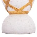 ΔΙΑΚΟΣΜΗΤΙΚΟ ΒΑΖΟ ΔΑΠΕΔΟΥ MAYNARD HM4672.02S FIBER CEMENT ΛΕΥΚΟ--RATTAN Φ27.5x50Υεκ