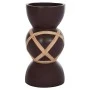 ΔΙΑΚΟΣΜΗΤΙΚΟ ΒΑΖΟ ΔΑΠΕΔΟΥ MAYNARD HM4672.07L TERRACOTTA ΣΟΚΟΛΑΤΙ-RATTAN Φ32x62.5Υεκ