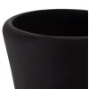 ΔΙΑΚΟΣΜΗΤΙΚΟ ΒΑΖΟ ΔΑΠΕΔΟΥ NEBULA HM4660.01M FIBER CEMENT ΜΑΥΡΟ--ΞΥΛΟ ΤΕΑΚ Φ45x148Υεκ