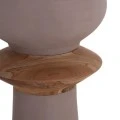 ΔΙΑΚΟΣΜΗΤΙΚΟ ΒΑΖΟ ΔΑΠΕΔΟΥ NEBULA HM4660.05L FIBER CEMENT TAUPE--ΞΥΛΟ ΤΕΑΚ Φ45x172Υεκ