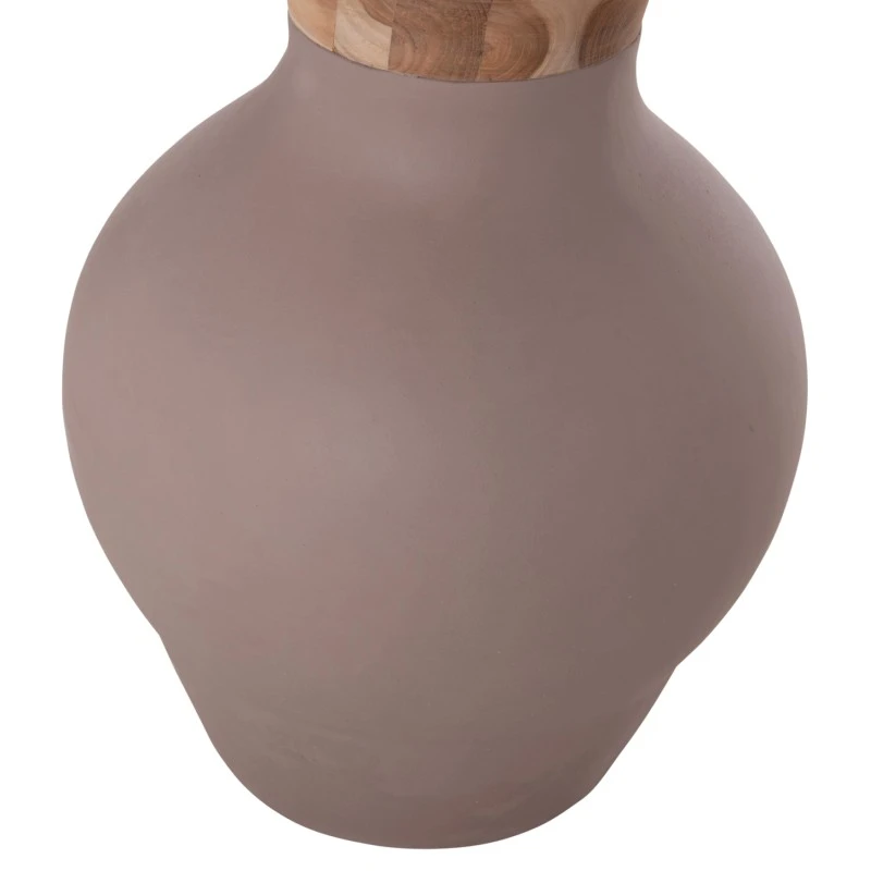 ΔΙΑΚΟΣΜΗΤΙΚΟ ΒΑΖΟ ΔΑΠΕΔΟΥ NEBULA HM4660.05M FIBER CEMENT TAUPE--ΞΥΛΟ ΤΕΑΚ Φ45x148Υεκ