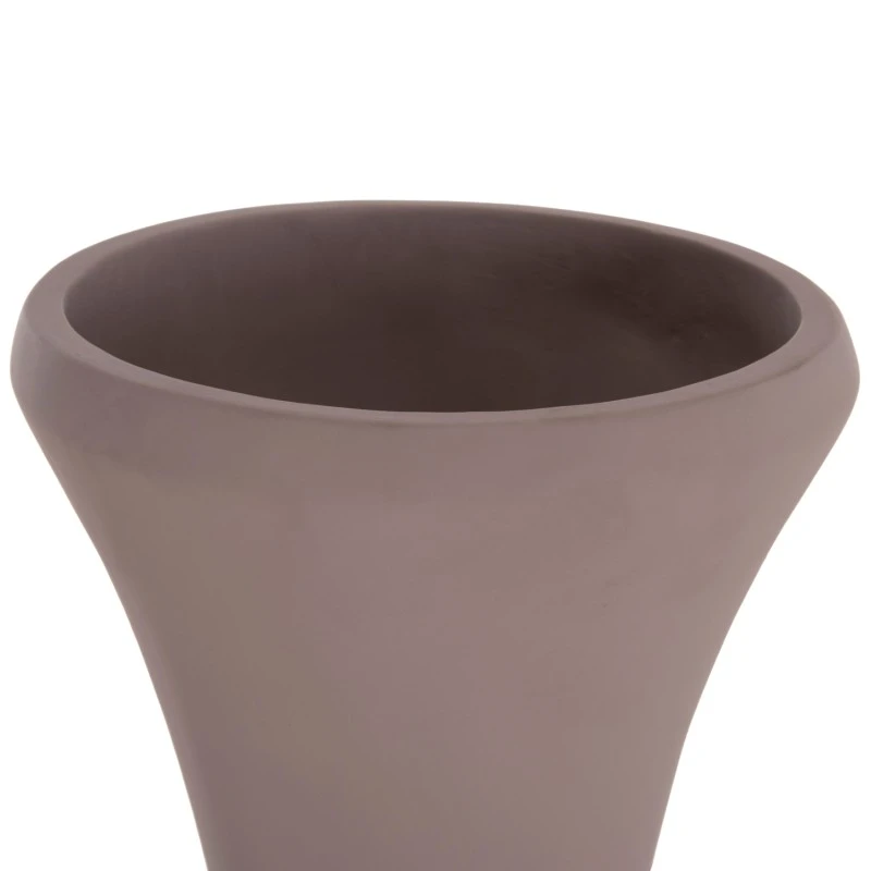 ΔΙΑΚΟΣΜΗΤΙΚΟ ΒΑΖΟ ΔΑΠΕΔΟΥ NEBULA HM4660.05S FIBER CEMENT TAUPE--ΞΥΛΟ ΤΕΑΚ Φ45x115Υεκ