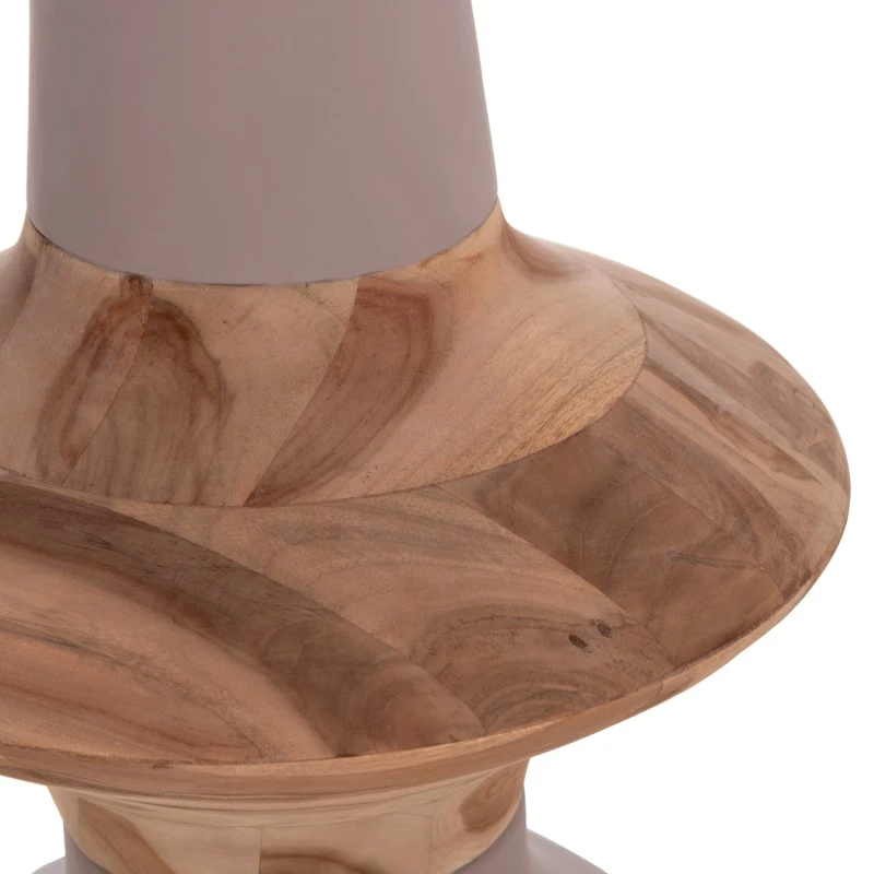ΔΙΑΚΟΣΜΗΤΙΚΟ ΒΑΖΟ ΔΑΠΕΔΟΥ NEBULA HM4660.05S FIBER CEMENT TAUPE--ΞΥΛΟ ΤΕΑΚ Φ45x115Υεκ
