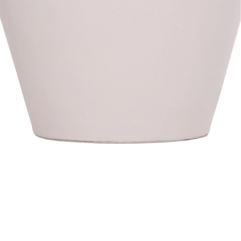 ΔΙΑΚΟΣΜΗΤΙΚΟ ΒΑΖΟ ΔΑΠΕΔΟΥ NEBULA HM4661.02 FIBER CEMENT ΛΕΥΚΟ--ΞΥΛΟ ΤΕΑΚ Φ60x115Υεκ.
