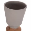 ΔΙΑΚΟΣΜΗΤΙΚΟ ΒΑΖΟ ΔΑΠΕΔΟΥ NEBULA HM4661.03 FIBER CEMENT ΓΚΡΙ--ΞΥΛΟ ΤΕΑΚ Φ60x115Υεκ.