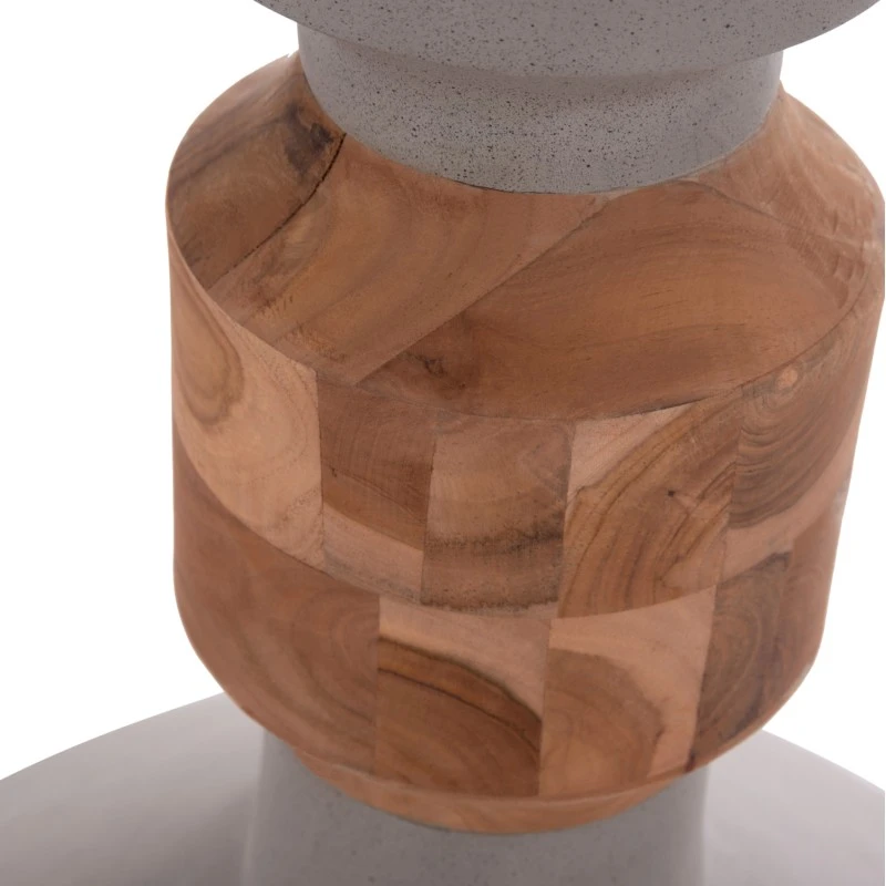 ΔΙΑΚΟΣΜΗΤΙΚΟ ΒΑΖΟ ΔΑΠΕΔΟΥ NEBULA HM4661.03 FIBER CEMENT ΓΚΡΙ--ΞΥΛΟ ΤΕΑΚ Φ60x115Υεκ.