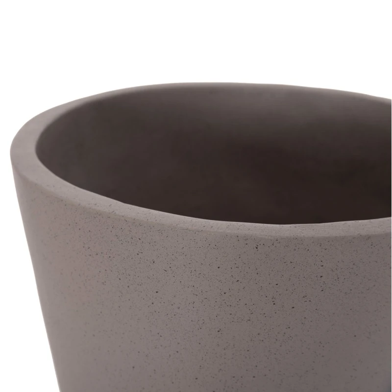 ΔΙΑΚΟΣΜΗΤΙΚΟ ΒΑΖΟ ΔΑΠΕΔΟΥ NEBULA HM4661.03 FIBER CEMENT ΓΚΡΙ--ΞΥΛΟ ΤΕΑΚ Φ60x115Υεκ.
