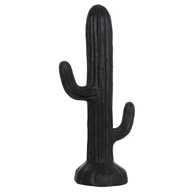 ΔΙΑΚΟΣΜΗΤΙΚΟΣ ΚΑΚΤΟΣ ΔΑΠΕΔΟΥ CACTUS HM4386.01L ΓΥΨΟΣ ΣΕ ΜΑΥΡΟ 63x37x150Υεκ.