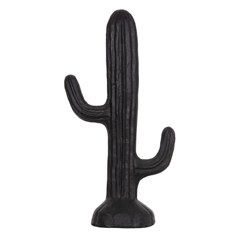 ΔΙΑΚΟΣΜΗΤΙΚΟΣ ΚΑΚΤΟΣ ΔΑΠΕΔΟΥ CACTUS HM4386.01L ΓΥΨΟΣ ΣΕ ΜΑΥΡΟ 63x37x150Υεκ.