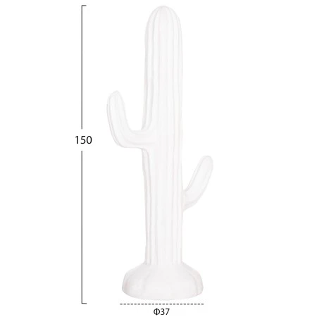 ΔΙΑΚΟΣΜΗΤΙΚΟΣ ΚΑΚΤΟΣ ΔΑΠΕΔΟΥ CACTUS HM4386.02L ΓΥΨΟΣ ΣΕ ΛΕΥΚΟ 63x37x150Υεκ.