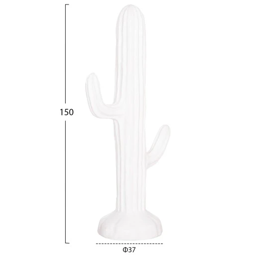 ΔΙΑΚΟΣΜΗΤΙΚΟΣ ΚΑΚΤΟΣ ΔΑΠΕΔΟΥ CACTUS HM4386.02L ΓΥΨΟΣ ΣΕ ΛΕΥΚΟ 63x37x150Υεκ.