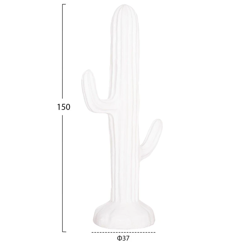 ΔΙΑΚΟΣΜΗΤΙΚΟΣ ΚΑΚΤΟΣ ΔΑΠΕΔΟΥ CACTUS HM4386.02L ΓΥΨΟΣ ΣΕ ΛΕΥΚΟ 63x37x150Υεκ.