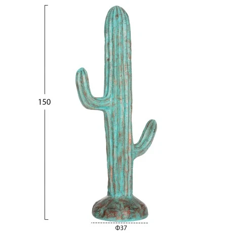 ΔΙΑΚΟΣΜΗΤΙΚΟΣ ΚΑΚΤΟΣ ΔΑΠΕΔΟΥ CACTUS HM4386.03L ΓΥΨΟΣ ΣΕ ΤΙΡΚΟΥΑΖ 63x37x150Υεκ.