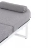 ΕΠΑΓΓΕΛΜ. ΞΑΠΛΩΣΤΡΑ MALLOW HM10715.01 ΛΕΥΚΟ ΑΛΟΥΜ.& ΓΚΡΙ ΜΑΞΙΛΑΡΙ 198x71x40,5-103Υεκ.