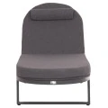 ΕΠΑΓΓΕΛΜATIKH ΞΑΠΛΩΣΤΡΑ MALLOW HM10715.03 ΣΚΟΥΡΟ ΓΚΡΙ ΑΛΟΥΜΙΝΙΟ & ΜΑΞΙΛΑΡΙ 198x71x103Υεκ