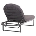 ΕΠΑΓΓΕΛΜATIKH ΞΑΠΛΩΣΤΡΑ MALLOW HM10715.03 ΣΚΟΥΡΟ ΓΚΡΙ ΑΛΟΥΜΙΝΙΟ & ΜΑΞΙΛΑΡΙ 198x71x103Υεκ