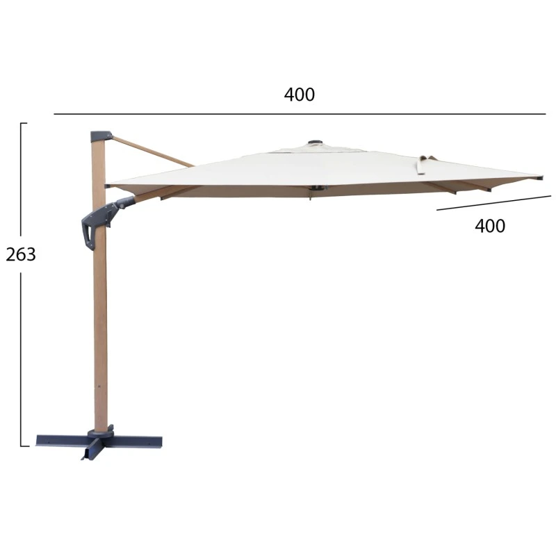 ΚΑΛΥΜΜΑ 4X4m ΓΙΑ ΟΜΠΡΕΛΑ HM6621.02 - SPUN POLYESTER ΣΕ ΜΠΕΖ