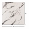 ΕΠΙΦΑΝΕΙΑ ΤΡΑΠΕΖΙΟΥ HPL HM5839.11 MARBLE WHITE-GREY 80x80 εκ. ΠΑΧΟΥΣ 12mm.
