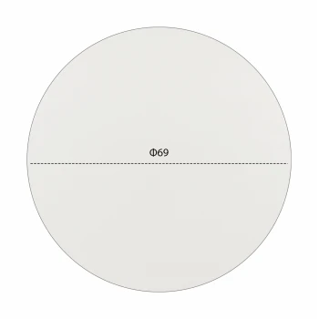 ΕΠΙΦΑΝΕΙΑ ΤΡΑΠΕΖΙΟΥ HPL HM5842.02 ΛΕΥΚΗ Φ69 εκ. ΠΑΧΟΥΣ 12mm.