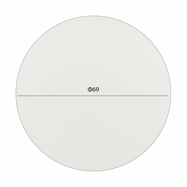 ΕΠΙΦΑΝΕΙΑ ΤΡΑΠΕΖΙΟΥ HPL HM5842.02 ΛΕΥΚΗ Φ69 εκ. ΠΑΧΟΥΣ 12mm.