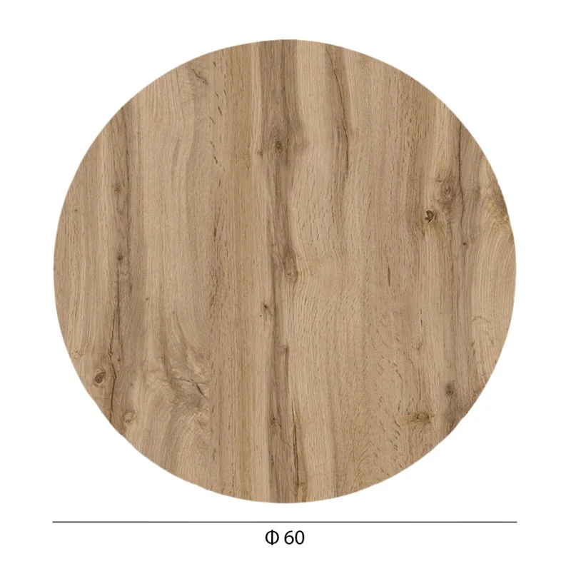 ΕΠΙΦΑΝΕΙΑ ΤΡΑΠΕΖΙΟΥ HPL ΣΤΡΟΓΓΥΛΗ HM5841.36 SONAMA OAK Φ60εκ.