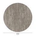 ΕΠΙΦΑΝΕΙΑ ΤΡΑΠΕΖΙΟΥ HPL ΣΤΡΟΓΓΥΛΗ HM5841.37 CONCRETE Φ60εκ.