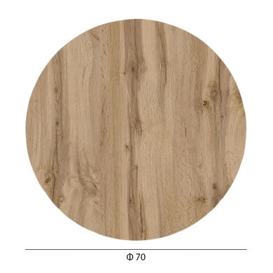 ΕΠΙΦΑΝΕΙΑ ΤΡΑΠΕΖΙΟΥ HPL ΣΤΡΟΓΓΥΛΗ HM5842.36 SONAMA OAK Φ70εκ.