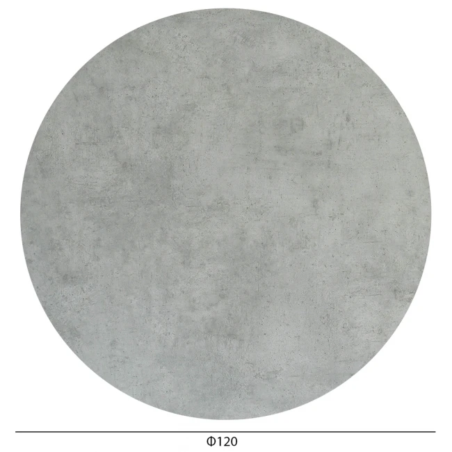 ΕΠΙΦΑΝΕΙΑ ΤΡΑΠΕΖΙΟΥ HPL ΣΤΡΟΓΓΥΛΗ HM6351.32 CEMENT Φ120εκ.