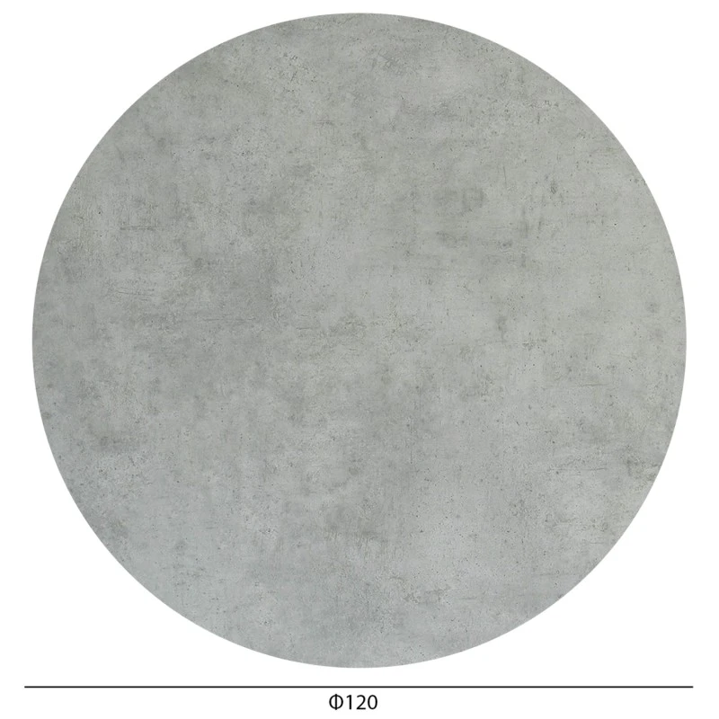 ΕΠΙΦΑΝΕΙΑ ΤΡΑΠΕΖΙΟΥ HPL ΣΤΡΟΓΓΥΛΗ HM6351.32 CEMENT Φ120εκ.