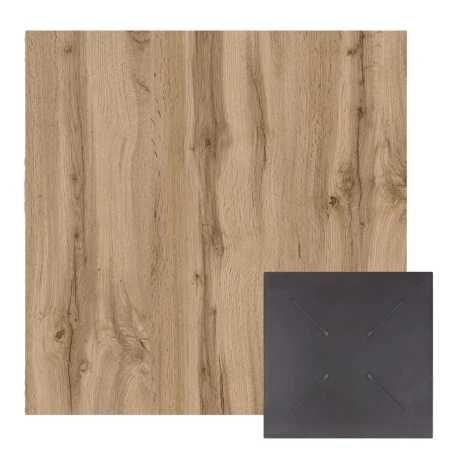 ΕΠΙΦΑΝΕΙΑ ΤΡΑΠΕΖΙΟΥ HPL ΤΕΤΡΑΓΩΝΗ HM5837.36 ΟΨΗ OAK 60x60εκ.