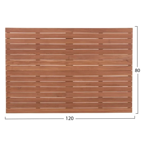 ΕΠΙΦΑΝΕΙΑ ΤΡΑΠΕΖΙΟΥ ΟΡΘΟΓΩΝΙΑ HM18138 ΞΥΛΟ TEAK--ΦΥΣΙΚΟ 120x80x4(πάχος)εκ.