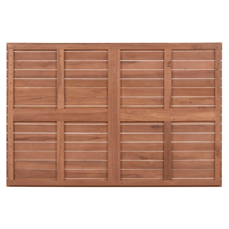 ΕΠΙΦΑΝΕΙΑ ΤΡΑΠΕΖΙΟΥ ΟΡΘΟΓΩΝΙΑ HM18138 ΞΥΛΟ TEAK--ΦΥΣΙΚΟ 120x80x4(πάχος)εκ.