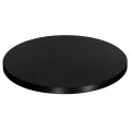 ΕΠΙΦΑΝΕΙΑ ΤΡΑΠΕΖΙΟΥ SINTERED STONE HM6652.01 ΜΑΥΡΗ ΜΕ ΠΛΑΙΣΙΟ ALU ΜΑΥΡO Φ60εκ.