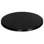 ΕΠΙΦΑΝΕΙΑ ΤΡΑΠΕΖΙΟΥ SINTERED STONE HM6652.01 ΜΑΥΡΗ ΜΕ ΠΛΑΙΣΙΟ ALU ΜΑΥΡO Φ60εκ.