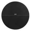 ΕΠΙΦΑΝΕΙΑ ΤΡΑΠΕΖΙΟΥ SINTERED STONE HM6652.01 ΜΑΥΡΗ ΜΕ ΠΛΑΙΣΙΟ ALU ΜΑΥΡO Φ60εκ.