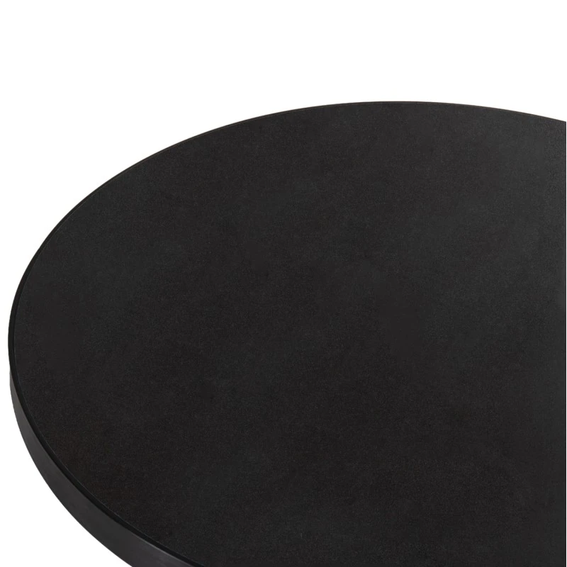 ΕΠΙΦΑΝΕΙΑ ΤΡΑΠΕΖΙΟΥ SINTERED STONE HM6652.01 ΜΑΥΡΗ ΜΕ ΠΛΑΙΣΙΟ ALU ΜΑΥΡO Φ60εκ.