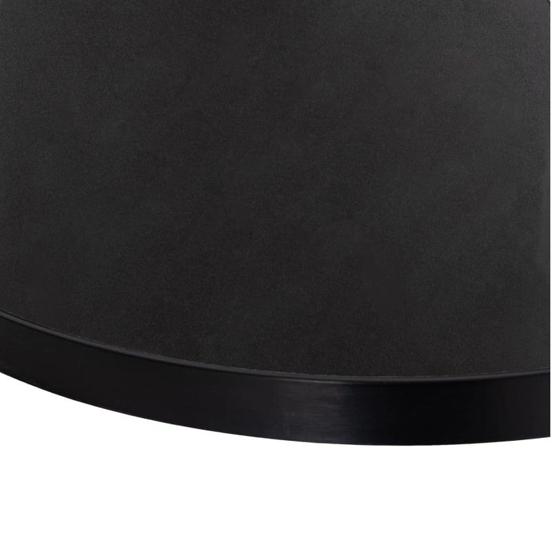 ΕΠΙΦΑΝΕΙΑ ΤΡΑΠΕΖΙΟΥ SINTERED STONE HM6652.01 ΜΑΥΡΗ ΜΕ ΠΛΑΙΣΙΟ ALU ΜΑΥΡO Φ60εκ.