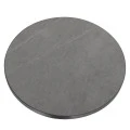 ΕΠΙΦΑΝΕΙΑ ΤΡΑΠΕΖΙΟΥ SINTERED STONE HM6652.05 GREY MARBLE--ΠΛΑΙΣΙΟ ALU ΓΚΡΙ Φ60εκ.
