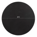 ΕΠΙΦΑΝΕΙΑ ΤΡΑΠΕΖΙΟΥ SINTERED STONE HM6653.01 ΜΑΥΡΗ ΜΕ ΠΛΑΙΣΙΟ ALU ΜΑΥΡΟ Φ70εκ.