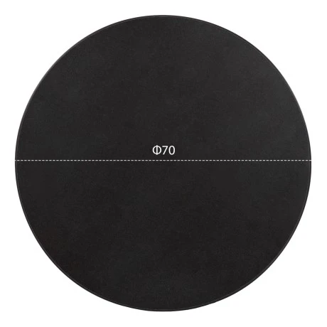 ΕΠΙΦΑΝΕΙΑ ΤΡΑΠΕΖΙΟΥ SINTERED STONE HM6653.01 ΜΑΥΡΗ ΜΕ ΠΛΑΙΣΙΟ ALU ΜΑΥΡΟ Φ70εκ.